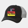 Contrast-Stitch Mesh-Back Cap Thumbnail