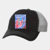 Contrast-Stitch Mesh-Back Cap Thumbnail