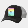 Contrast-Stitch Mesh-Back Cap Thumbnail